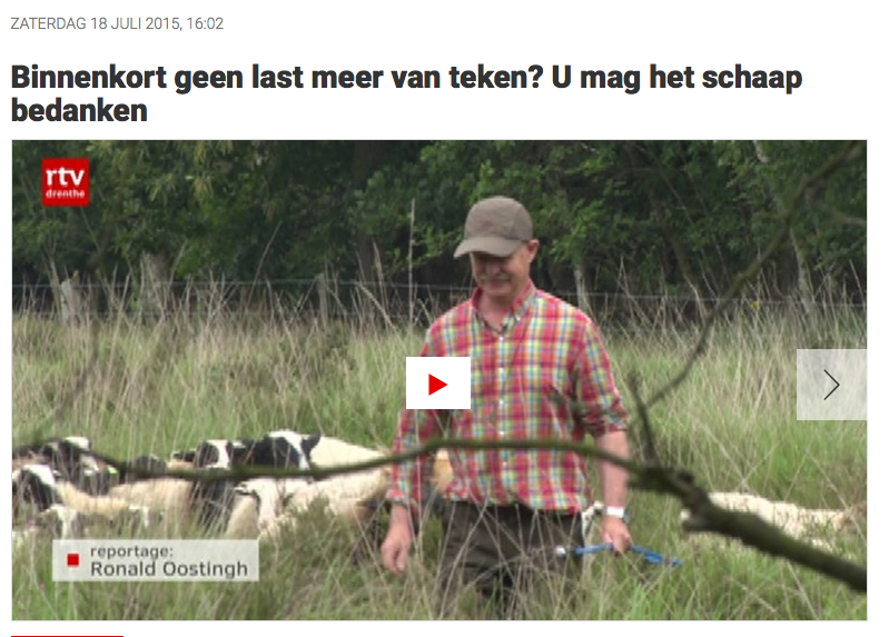 RTV Drenthe U mag het schaap bedanken